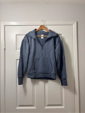 all in motion Slate Blue Half-Zip Pullover
